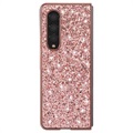 Glitter Series Samsung Galaxy Z Fold3 5G Hybridikotelo - Ruusukulta