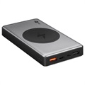 Goobay 10000mAh Langaton Nopea Varavirtalähde - 2xUSB, USB-C