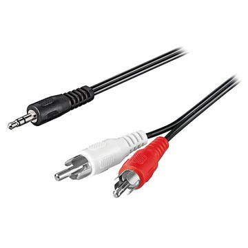 AV 3,5 mm / 2x RCA Kaapeli - 1,5 m