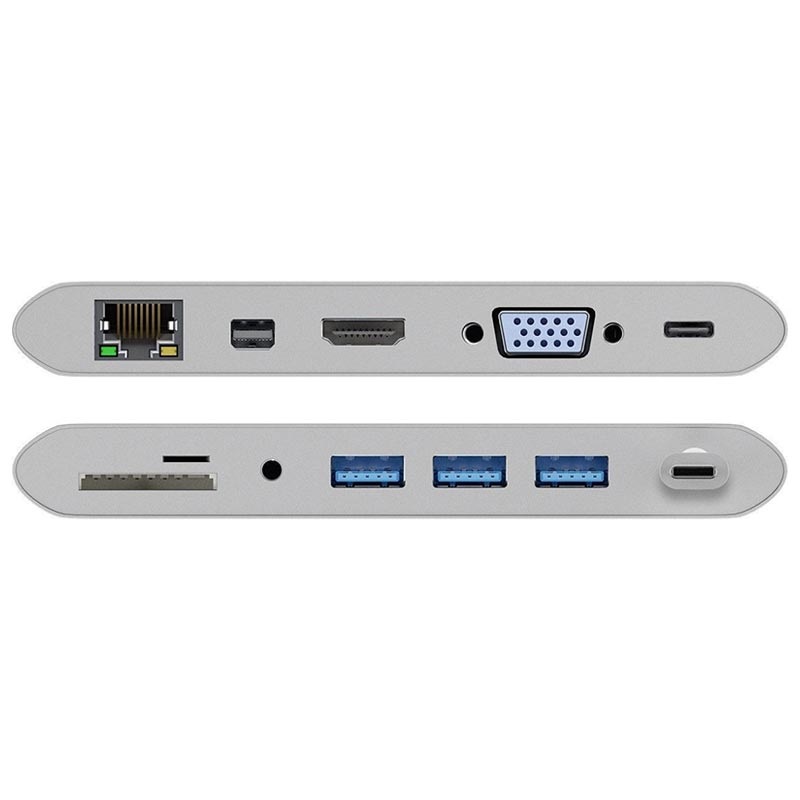 Goobay Allin1 USBC Multiport Adapter HDMI, MiniDP, 3 x USB 3.0
