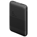 Goobay Compact Kaksois-USB Varavirtalähde - 5000mAh - Musta