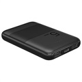 Goobay Compact Kaksois-USB Varavirtalähde - 5000mAh - Musta