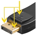 Goobay DisplayPort / HDMI Sovitin - Musta