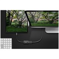 Goobay Dual Screen USB-C / HDMI Sovitin - 4K UHD - Musta