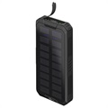 Goobay Nopea Aurinkovirtapankki 20000mAh - USB-C, USB - Musta