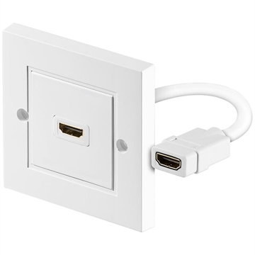 Goobay HDMI 2.0 Pistorasia - Valkoinen