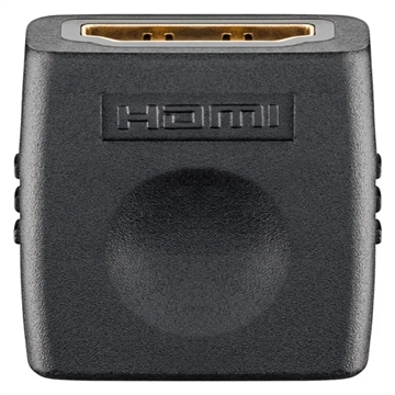 Goobay HDMI 2.0 -sovitin - kullattu - musta
