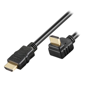 Goobay Korkeanopeuksinen HDMI- johto Ethernetillä - 270° Kulma