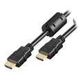 Goobay Korkeanopeuksinen HDMI- johto Ethernetillä - Ferriitti - 3m