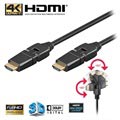 Goobay Korkeanopeuksinen HDMI- johto Ethernetillä - Pyörivä