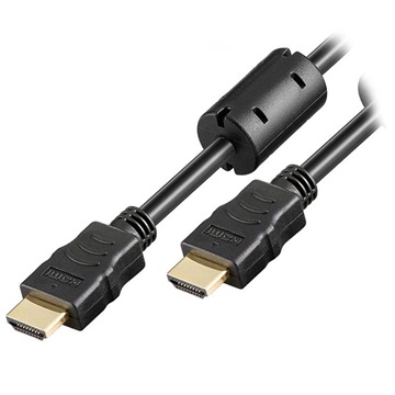 Goobay Korkeanopeuksinen HDMI- johto Ethernetillä - Ferriitti - 2m