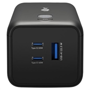 Goobay-kannettavan tietokoneen varavirtalähde 20000mAh - 65W - musta