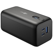 Goobay-kannettavan tietokoneen varavirtalähde 20000mAh - 65W - musta