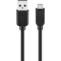 Goobay Micro USB-kaapeli - 0.3m - Musta