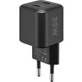 Goobay Nano GaN Dual USB-C PD-pikalaturi 35W