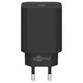 Goobay Universal USB-C Seinälaturi - PD, 45W