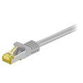 Goobay S/FTP CAT7 Round Network Kaapeli - 10m - Harmaa