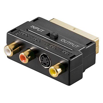 Scart / 3 RCA & S-Video Sovitin