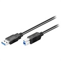 Goobay SuperSpeed USB 3.0 Type-A / USB 3.0 Type-B Kaapeli - 3m