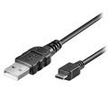 Goobay USB 2.0 / MicroUSB Kaapeli - Musta