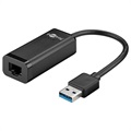 Goobay USB 3.0 / Gigabit Ethernet-Verkkosovitin - Musta