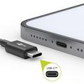 Goobay USB-C-kaapeli 1m - USB-C/USB-A - Valkoinen