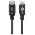 Goobay USB-C / Lightning Data- ja Latauskaapeli - 1m - Musta
