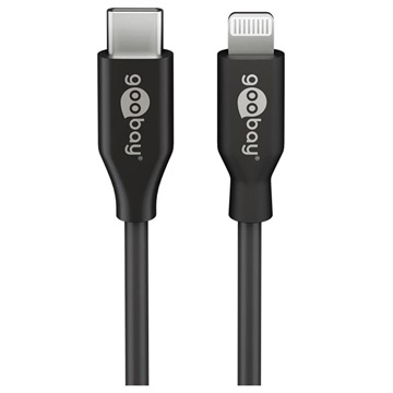 Goobay USB-C / Lightning Data- ja Latauskaapeli - 2m - Valkoinen