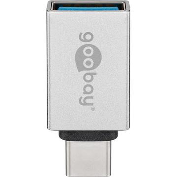Goobay USB-C USB-A-liitäntään - hopea