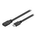 Goobay USB 3.1 Type-C Jatkokaapeli - Musta