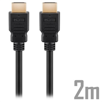 Goobay Ultra High Speed HDMI 2.1 8K Kaapeli - 2m - Musta