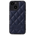 Good Luck Rhombic Grid iPhone 14 Plus Hybridikotelo - Musta