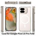 Google Pixel 10 Pro Fold Hybridikotelo - MagSafe-yhteensopiva - Läpinäkyvä