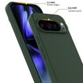 Google Pixel 10 Pro XL Nestemäinen Silikoni Suojakuori - MagSafe-yhteensopiva - Tummanvihreä