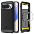 Google Pixel 10 Pro XL Spigen Rugged Armor Mag TPU-Kotelo - Musta