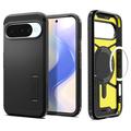 Google Pixel 10/10 Pro Spigen Tough Armor Mag Suojakuori - Musta