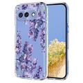 Google Pixel 10a Kukkakuvioinen TPU-kotelo - Wisteria
