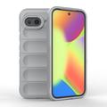 Google Pixel 10a Rugged TPU Suojakuori - Vaaleanharmaa