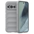 Google Pixel 11 Pro Rugged TPU Suojakuori - Vaaleanharmaa