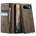 Google Pixel 11 Pro XL Caseme 033 vasikka tekstuuri lompakko tapauksessa RFID-sulku - Kahvi