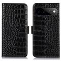 Google Pixel 11 Pro XL Crocodile Lompakkomallinen Nahkakotelo kanssa RFID