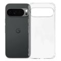 Google Pixel 11 Pro XL Iskunkestävä silikonikotelo - Läpinäkyvä