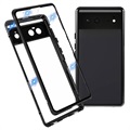 Google Pixel 6 Magneettikotelo Panssarilasisella - Musta