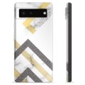Google Pixel 6 TPU Suojakuori - Abstraktin Marmori