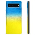 Google Pixel 6 TPU Kotelo Ukrainan Lippu - Kaksisävyinen