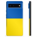 Google Pixel 6 TPU Kotelo Ukrainan Lippu - Keltainen ja vaaleansininen