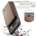Google Pixel 8 Caseme C22 Kotelo RFID-korttilompakko - ruskea