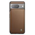 Google Pixel 8 Caseme C22 Kotelo RFID-korttilompakko - ruskea
