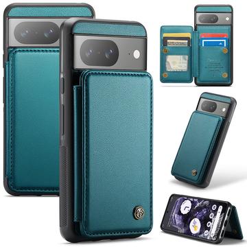 Google Pixel 8 Caseme C22 Kotelo RFID-korttilompakko - vihreä