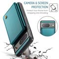Google Pixel 8 Caseme C22 Kotelo RFID-korttilompakko - vihreä